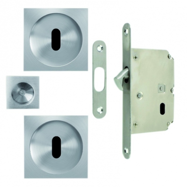 Rosaces cuvettes epdq serrure clé l + rosaces à clé l + cuvette doigt finition inox satiné. disponible abidjan cote d'ivoire.