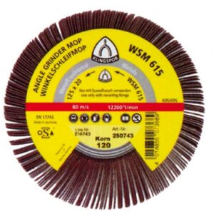 Roue lamelle pour meuleuse, ø 115 mm, grain 80. disponible abidjan cote d'ivoire.