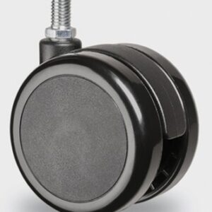 Roulette pivotante ø 75 mm tige filetée 10x15 mm polyamide charge 50/100 kg. disponible abidjan cote d'ivoire.