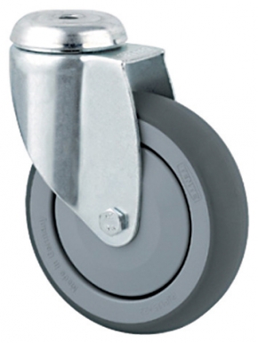 Roulette pivotante collectivité standard ø 125 mm epxh 32x160 mm ch. disponible abidjan cote d'ivoire.