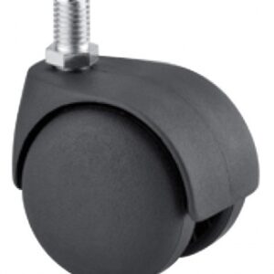 Roulette pour meuble pivotante à tige filetée 10x15 mm ø 50 mm lxh 55x58 mm. disponible abidjan cote d'ivoire.