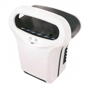 Sèche mains automatique à air pulsé " exp'air " 1200 w ip 44 cl ii blanc. disponible abidjan cote d'ivoire.