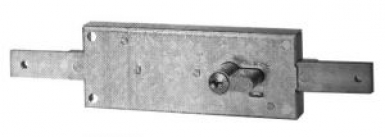 Sûreté sans cylindre pour rideau métallique coffre acier verni 170x70 mm. disponible abidjan cote d'ivoire.