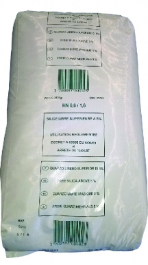 Sac de sable piscine 25kg - granulométrie: 0,6 à 1,6 mm. disponible abidjan cote d'ivoire.