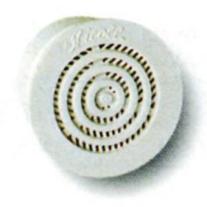 Sachet 2 grilles rondes ø 38 mm contre-cloison avec moustiquaire blanc. disponible abidjan cote d'ivoire.