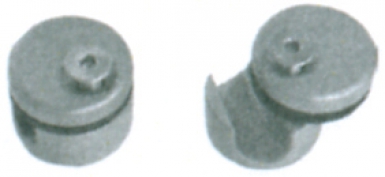 Sachet 4 supports de verre acrylique en fonte d'alu. disponible abidjan cote d'ivoire.