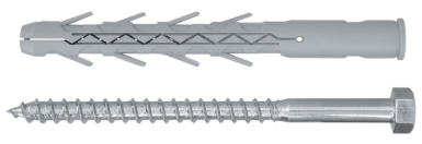 Sachet de 4 chevilles menuiserie spéciales parpaing kd 16x160. disponible abidjan cote d'ivoire.