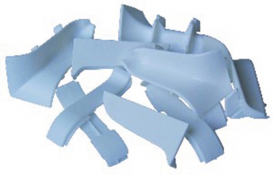 Sachet kit de pose pour plinthes pvc blanc. disponible abidjan cote d'ivoire.