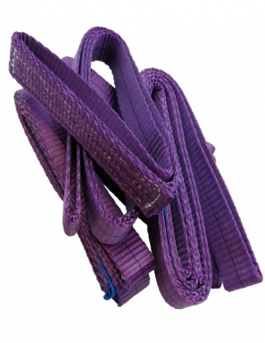 Sangle polyester violette 1 tonne coéficient de sécurité 7 - lg. disponible abidjan cote d'ivoire.