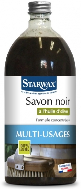 Savon noir à l'huile d’olive - nettoie, nourrit et fait briller toutes les surfaces, lustrage plantes ou lessive linge - 1 l. disponible abidjan cote d'ivoire.
