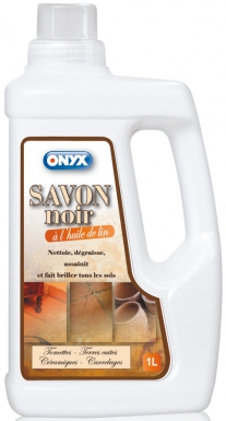 Savon noir à l'huile de lin - bidon 1 l. disponible abidjan cote d'ivoire.