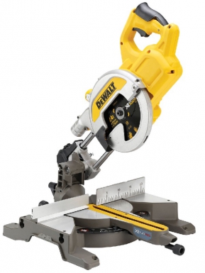 Scie à onglets radiale dcs777n - livrée nue. disponible abidjan cote d'ivoire.