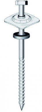 Seau de 100 tirefonds 8 x 130 th à bourrer avec plaquette et rondelle. disponible abidjan cote d'ivoire.