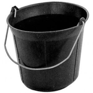 Seau souple plastique noir 40l. disponible abidjan cote d'ivoire.