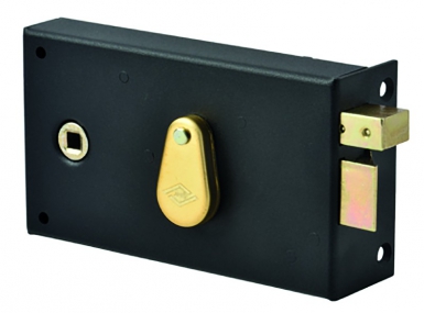 Serrure bénardes horizontale à fouillot standard 2 clés pêne dormant 1/2 tour 140x79 mm ghe. disponible abidjan cote d'ivoire.