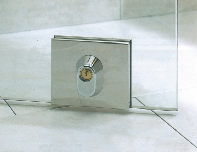 Serrure basse à barillet - chromé brillant. disponible abidjan cote d'ivoire.