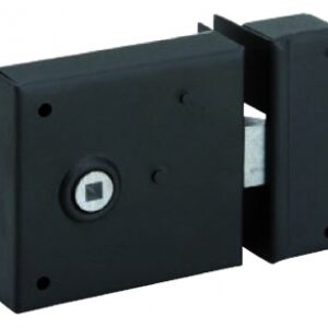 Serrure bec de cane réversible finition noir grainée lg. disponible abidjan cote d'ivoire.