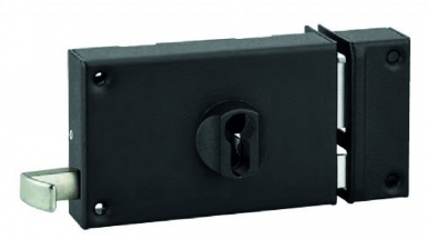 Serrure à cylindre pe horizontale à tirage 140x88 mm - ghe. disponible abidjan cote d'ivoire.