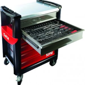 Servante servi-630n 6 tiroirs + composition maintenance industrielle 224 outils en module mousse. disponible abidjan cote d'ivoire.