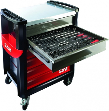 Servante servi-630n 6 tiroirs + composition maintenance industrielle 224 outils en module mousse. disponible abidjan cote d'ivoire.