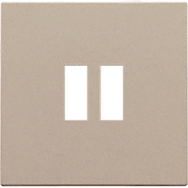 Set de finition pour chargeur double usb-a, enduit champagne. disponible abidjan cote d'ivoire.