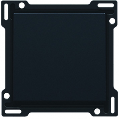 Set de finition pour interrupteur ou bouton-poussoir simple - black steel. disponible abidjan cote d'ivoire.