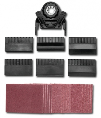 Set de profils de ponçage : 22 pièces pour ponçage dans rainures et rayons extérieurs. disponible abidjan cote d'ivoire.