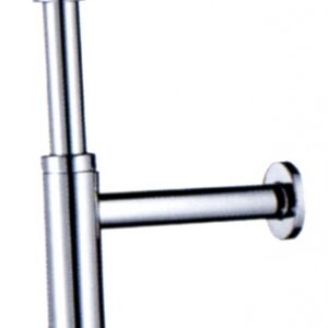 Siphon lavabo flowstar s laiton chromé - hauteur réglable - 33x42 sortie ø 33 avec rosace. disponible abidjan cote d'ivoire.