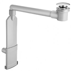 Siphon lavabo gain de place recoupable et orientable - bonde abs ø 64 mm up&down. disponible abidjan cote d'ivoire.