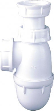 Siphon lavabo polypropylène blanc - haut. disponible abidjan cote d'ivoire.