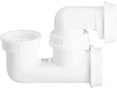 Siphon p "- entrée1 1/2 - sortie 1 1/2 - h: 45 - sortie jc ø 40 - pvc. disponible abidjan cote d'ivoire.