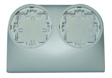 Smd-at 16 boîtier double app saillie ateha tm optima blanc h. disponible abidjan cote d'ivoire.