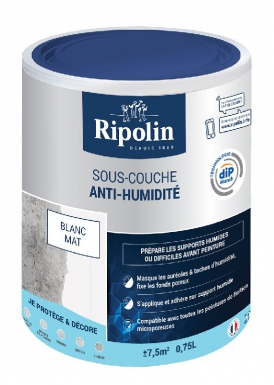 Sous-couche anti-humidité pour tous supports intérieurs neufs ou anciens - s'applique sur murs humides (plâtre brut, dérivé de plâtre, enduit, ciment, béton, pierre, ancienne peinture, chaux. disponible abidjan cote d'ivoire.
