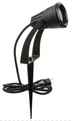 Spot sur piquet " flora " corps polyamide gu10 230v ip65 ik 08 cl ii. disponible abidjan cote d'ivoire.