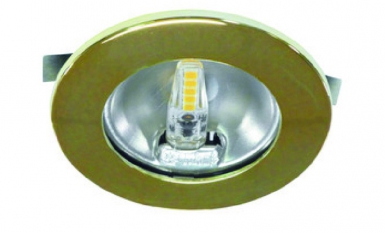 Spot étagère led 1,8 w 150 lm 3000°k - doré. disponible abidjan cote d'ivoire.