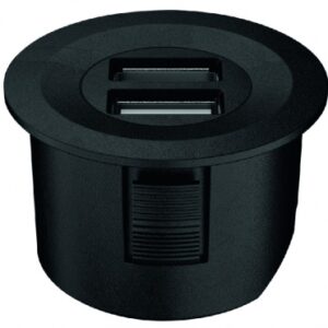 Station de charge usb häfele loox, häfele loox esc 2001 modulaire, rond - 5v ip20 cl iii. disponible abidjan cote d'ivoire.