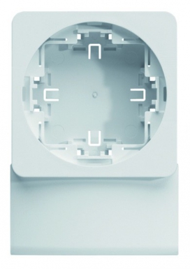 Support 1 p pour goulotte atéha 16x30 mm pvc blanc pure. disponible abidjan cote d'ivoire.