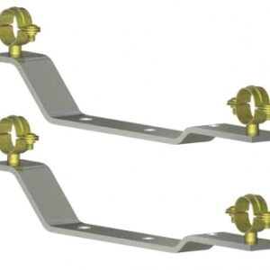 Support de distributeur acier galvanisé - "type f" entraxe 220 mm - ø 27 (par 2 pièces). disponible abidjan cote d'ivoire.