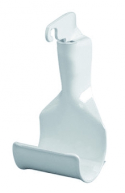 Support de tube penderie - lxpxh: 35x43x77 mm - blanc. disponible abidjan cote d'ivoire.