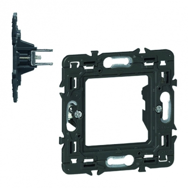 Support à griffes pour mosaic ou céliane pour 1 poste ou 2 modules. disponible abidjan cote d'ivoire.