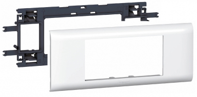 Support mosaïc 4 modules pour goulotte dlp - couv. disponible abidjan cote d'ivoire.