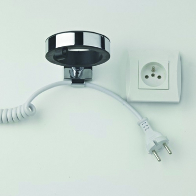 Support mural chromé pour brittony prise. disponible abidjan cote d'ivoire.