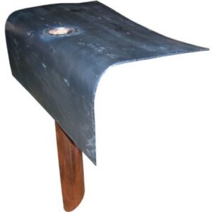 Surverse terrasse - platine plomb 30 x 30 cm - tube cuivre 30 cm - ø 42 mm. disponible abidjan cote d'ivoire.