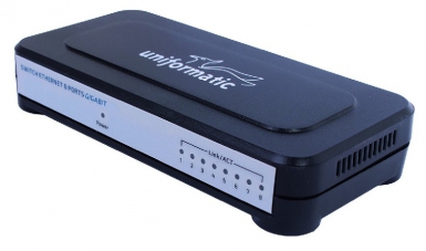 Switch desktop 10/100/1000 gigabit 8 ports rj45 femelle. disponible abidjan cote d'ivoire.