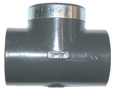 Té 90° piquage renforcé série pression ø 50 filetage 40 x 49. disponible abidjan cote d'ivoire.