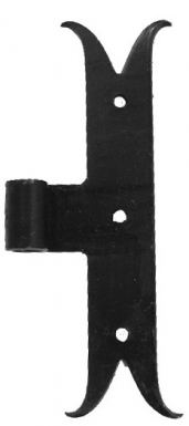 Té de persienne queue de carpe fer plat 40x5 mm œil 14 mm h 240 mm. disponible abidjan cote d'ivoire.