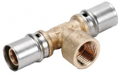 Té fluxo à sertir, femelle à visser 26x1/2". disponible abidjan cote d'ivoire.