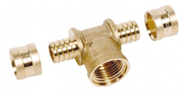 Té inégal per laiton - ø tube 20 - 15x21f - 20. disponible abidjan cote d'ivoire.