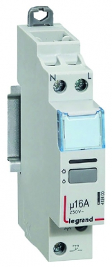 Télérupteur cx³ silencieux avec bornes à vis 1p 16a 250v~ contact 1f - tension commande 230v~ - 1 module. disponible abidjan cote d'ivoire.