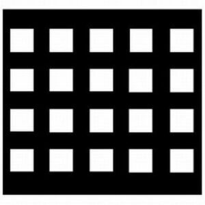 Tôle perforée dec 22 2000x1000x1 mm 39 % de vide 10 kg/tôle. disponible abidjan cote d'ivoire.